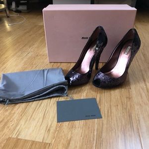 Miu Miu Sequin Heels